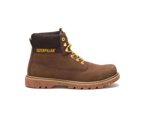 Botas Cuero Caterpillar eColorado Cuero Hombre Marrones | LJWCR-3012