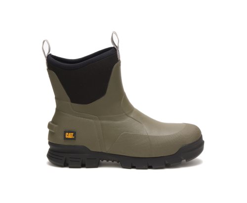 Botas De Goma Caterpillar Stormers 6" Hombre Verde Oliva | IDWAU-8610
