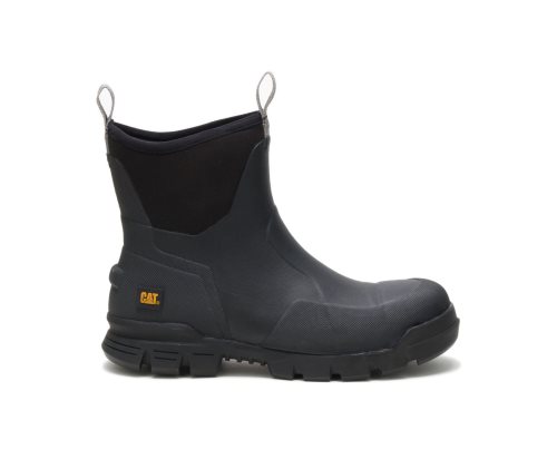 Botas De Goma Caterpillar Stormers 6" Mujer Negras | IKPVD-3198