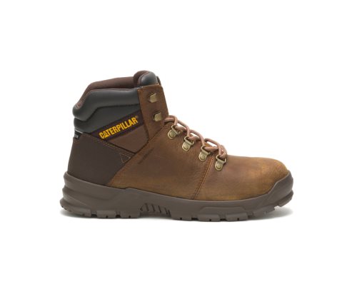 Botas De Trabajo Caterpillar Charge Waterproof Alloy Puntera Hombre Marrones | KHEBG-0719