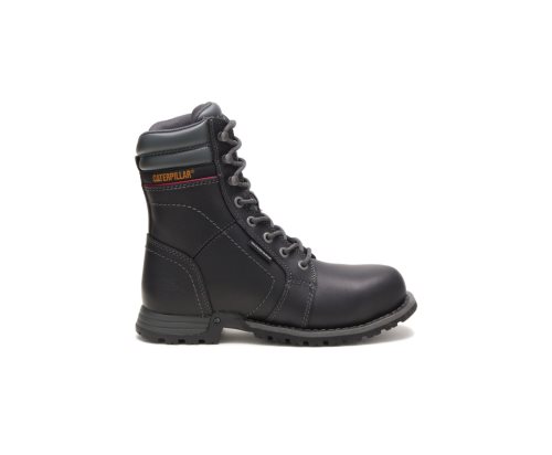 Botas De Trabajo Caterpillar Echo Waterproof Steel Puntera Mujer Negras | CUVRN-3058