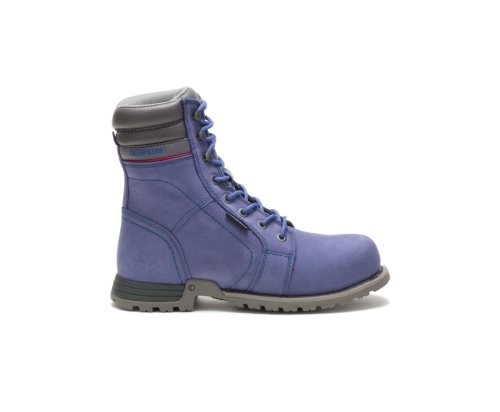 Botas De Trabajo Caterpillar Echo Waterproof Steel Puntera Mujer Moradas | UMBNP-2389