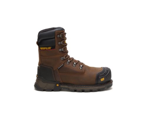 Botas De Trabajo Caterpillar Excavator XL 8" Waterproof Thinsulate™ Composite Puntera Hombre Marrone