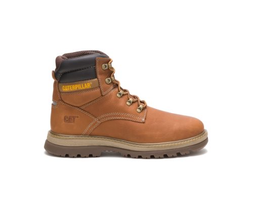 Botas De Trabajo Caterpillar Fairbanks Hombre Brown/Black | RWBYE-4713