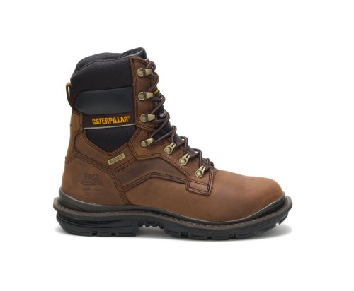 Botas De Trabajo Caterpillar Flexion Generator 8" Waterproof Thinsulate™ Steel Puntera Hombre Marron