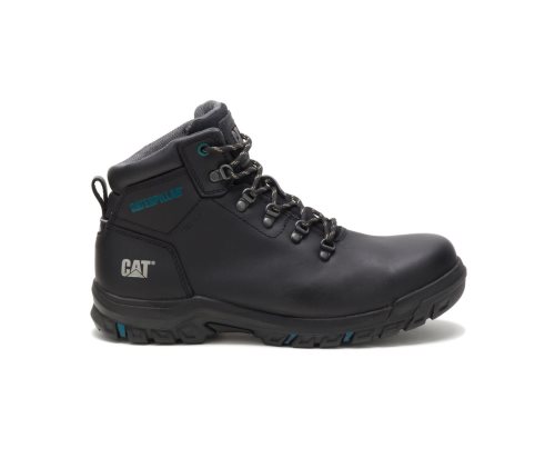 Botas De Trabajo Caterpillar Mae Steel Puntera Waterproof Mujer Negras | RNDIQ-5837