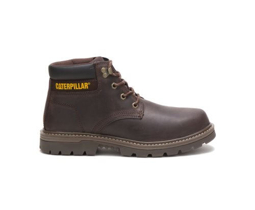 Botas De Trabajo Caterpillar Outbase Steel Puntera Hombre Cafe | SRMCV-2197