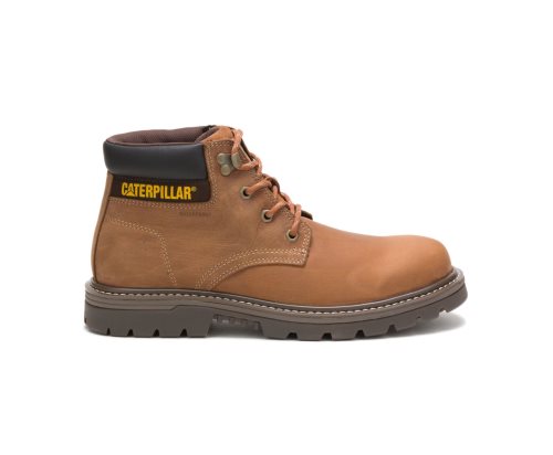 Botas De Trabajo Caterpillar Outbase Waterproof Hombre Marrones | HWTGX-3415