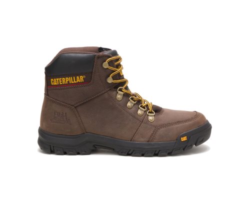 Botas De Trabajo Caterpillar Outline Hombre Marrones | FXEHS-5973