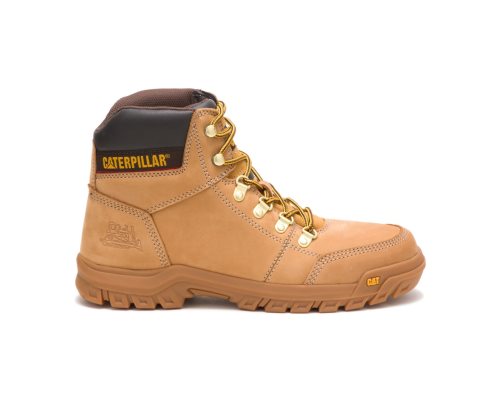 Botas De Trabajo Caterpillar Outline Hombre Marrones | XGLSK-8352