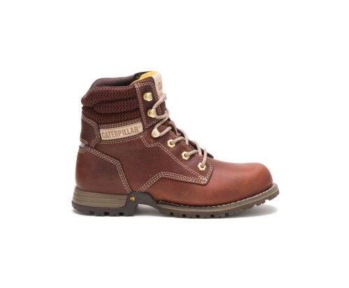 Botas De Trabajo Caterpillar Paisley 6" Mujer Kaki | DRSWX-1823