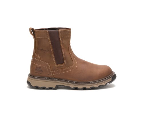 Botas De Trabajo Caterpillar Pelton Steel Puntera Hombre Marrones | TMJSN-0739
