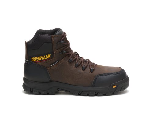 Botas De Trabajo Caterpillar Resorption Waterproof Composite Puntera Hombre Marrones | UBNLV-8750