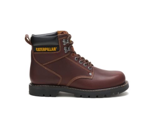 Botas De Trabajo Caterpillar Second Shift Hombre Marrones | BYXNH-2185