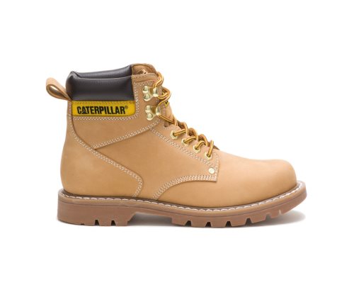 Botas De Trabajo Caterpillar Second Shift Hombre Marrones | LEWPS-1076