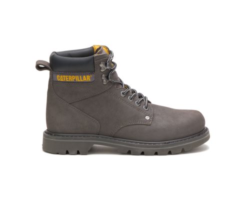 Botas De Trabajo Caterpillar Second Shift Steel Puntera Hombre Gris | RQCGT-9024