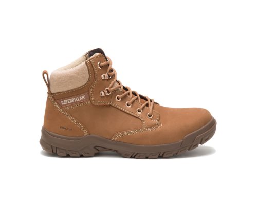 Botas De Trabajo Caterpillar Tess Steel Puntera Mujer Marrones | MQPJE-5362