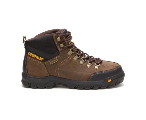Botas De Trabajo Caterpillar Threshold Waterproof Steel Puntera Hombre Marrones | AUKDH-5862