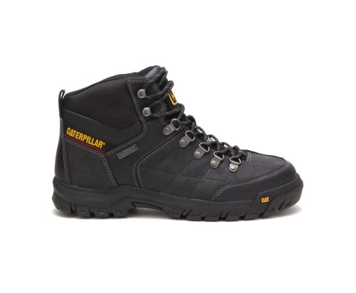 Botas De Trabajo Caterpillar Threshold Waterproof Steel Puntera Hombre Negras | DUQSZ-9140