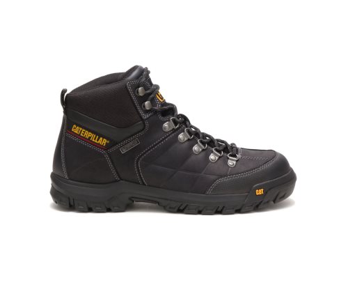 Botas De Trabajo Caterpillar Threshold Waterproof Hombre Negras | UVTXF-2853