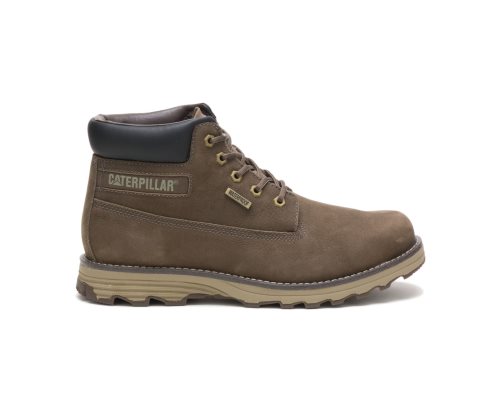 Botas Impermeables Caterpillar Founder Waterproof Thinsulate™ Hombre Gris | PISVD-9038