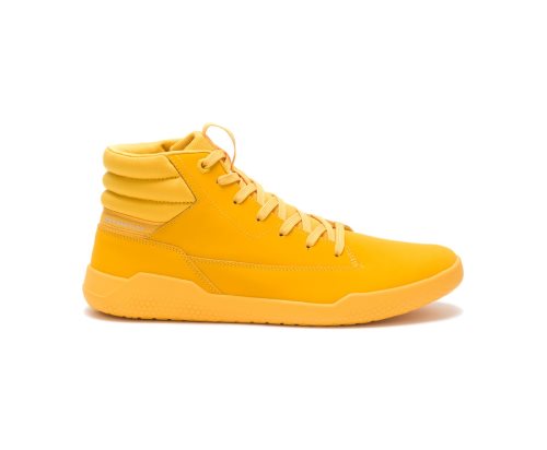 Zapatillas Caterpillar CODE Hex Hi Hombre Amarillo | XTQUW-6197