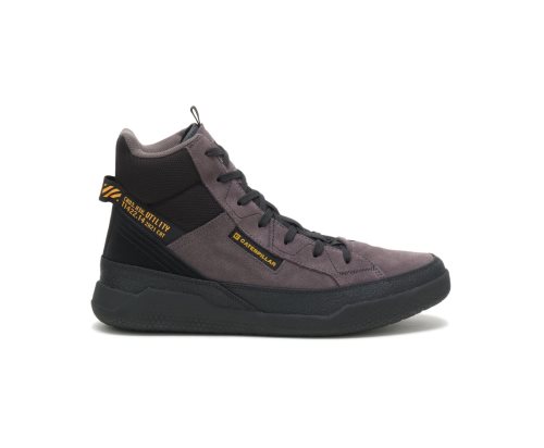 Zapatillas Caterpillar CODE Hex Hi Utility Mujer Grey/Black | EIKJH-0285