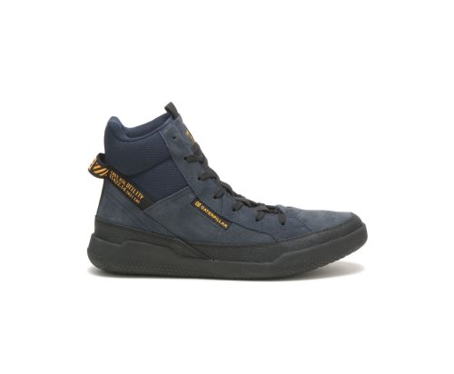Zapatillas Caterpillar CODE Hex Hi Utility Mujer Azul Marino | JGTYE-1850