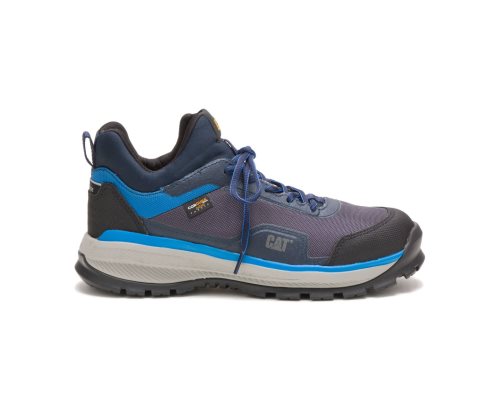 Zapatillas Caterpillar Engage Alloy Puntera Hombre Azules | IVJQB-3701