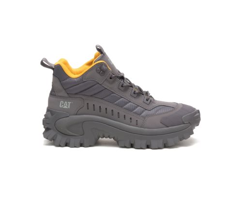 Zapatillas Caterpillar Intruder Mid Hombre Gris | OPVJH-6348
