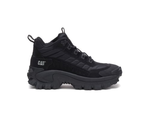 Zapatillas Caterpillar Intruder Mid Mujer Negras | KVODM-0183