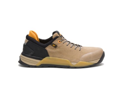 Zapatillas Caterpillar Sprint Gamuza Alloy Puntera Hombre Brown/Black | TLWQA-1753