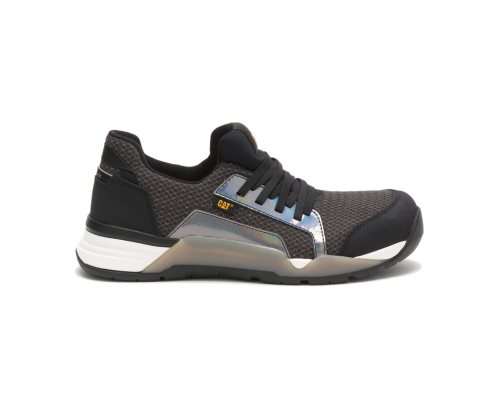 Zapatillas Caterpillar Sprint Textil Alloy Puntera Mujer Negras | ECJZO-2036