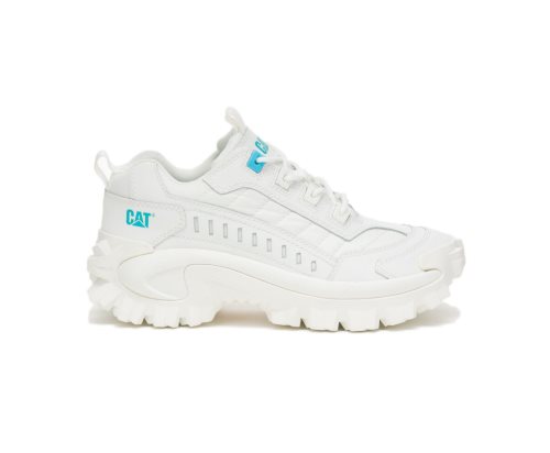 Zapatos Casuales Caterpillar Intruder Hombre Bright White/Blue | EPKMZ-7903