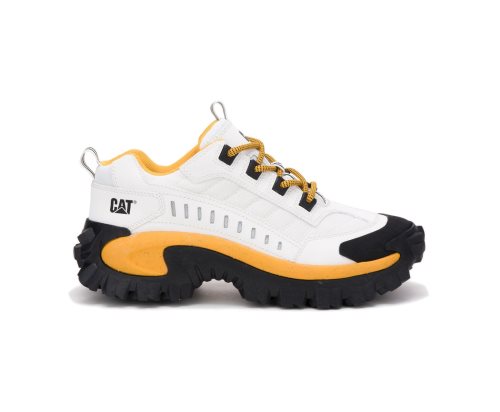 Zapatos Casuales Caterpillar Intruder Mujer White/Yellow | MNKFB-9673