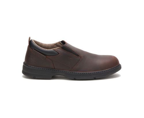 Zapatos De Trabajo Caterpillar Conclude Steel Puntera Hombre Marrones Oscuro | RHOWT-2684